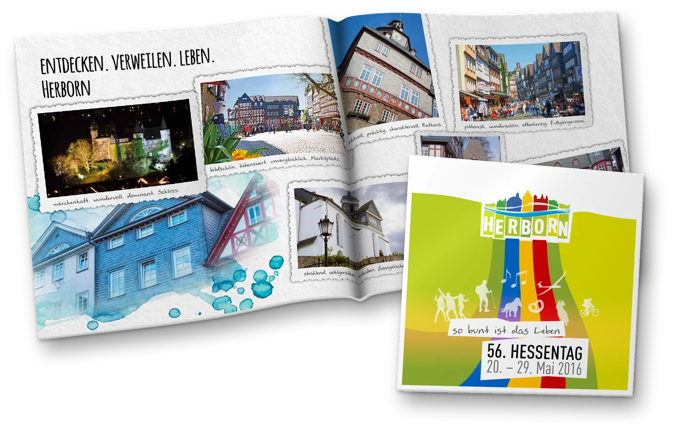 Druckstück: Hessentag 2016 Herborn – Imageflyer Hessentag 2016
