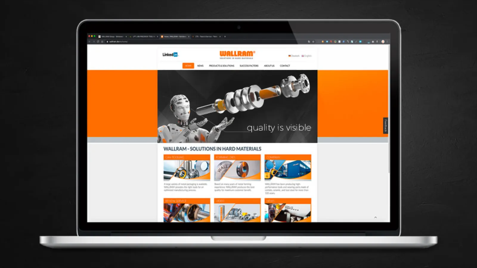Markenauftritt der WALLRAM Group