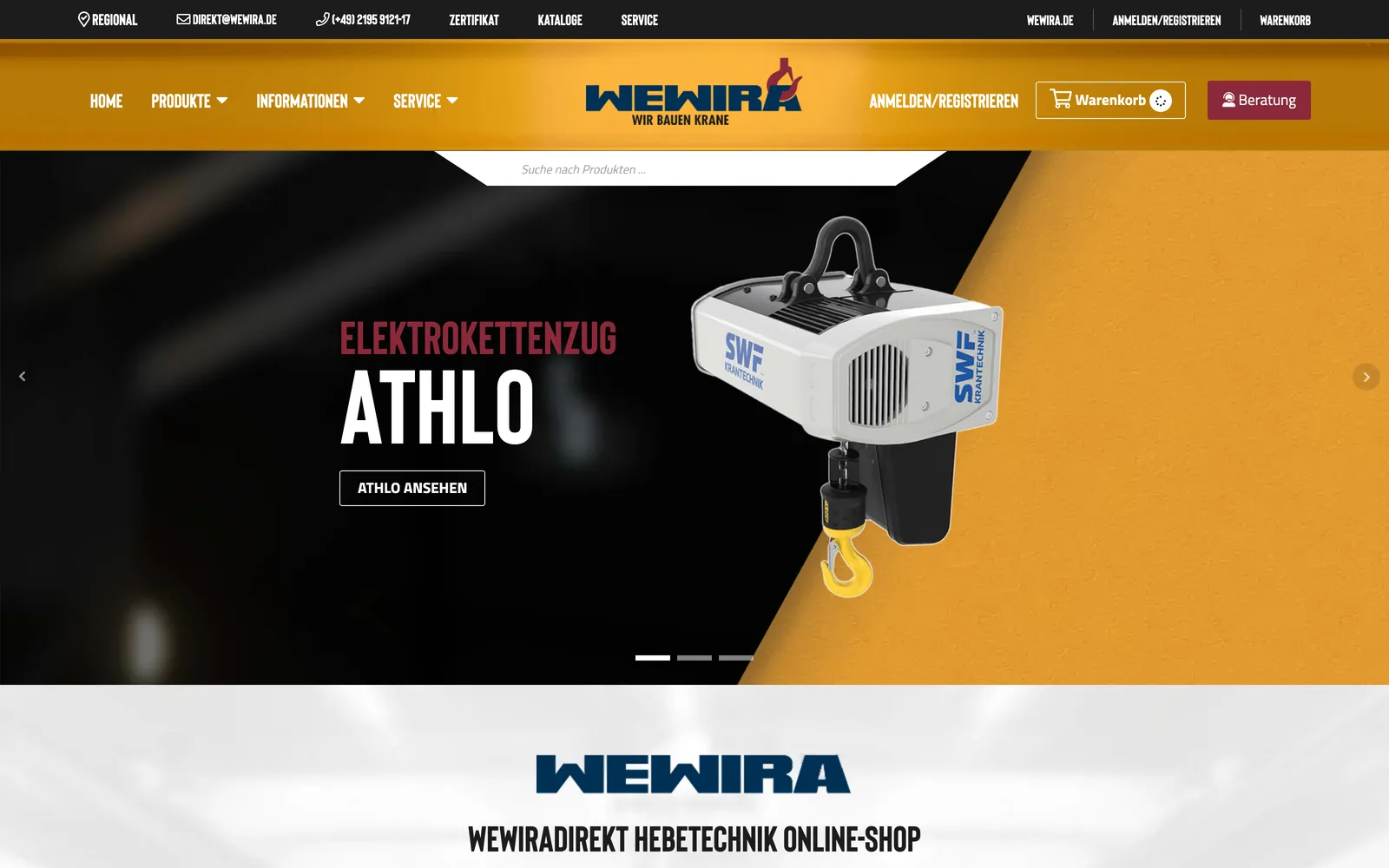 Referenz: WEWIRA Krantechnik
