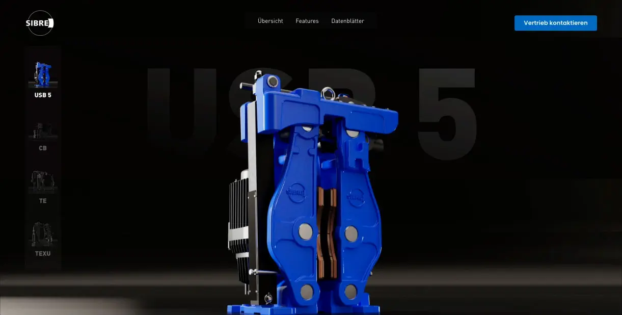 Produkt-Landingpage USB 5 für SIBRE